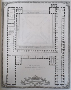 Plan of the first floor of the Abbaye Royale de Saint Denis