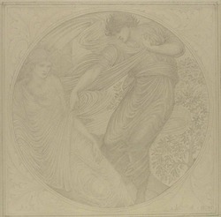 Eurydice caught away from Orpheus' grasp (The Regained Lost)