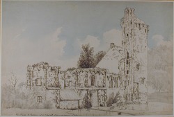 View of Caister, the Residence of Sir J. Falstaff, of pleasant Memory