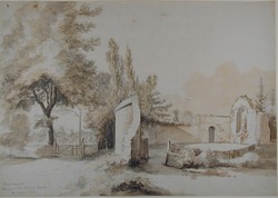 Oxborough, Norfolk: Ruins in the Rector's Garden