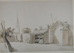 The Old Priory Wall inside, at Oxborough