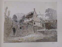 A Ruined Barn (after Lord Aylesford)
