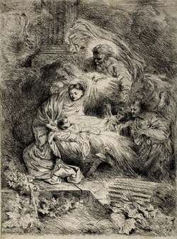 The Nativity with God the Father and the Holy Spirit