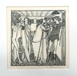 Hermes, Eros and possibly Chloe | Untitled (descriptive)