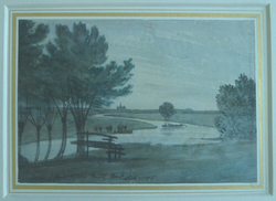 Oxford from Iffley Mill