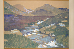 In Connemara (Mountain Landscape with a Stream)