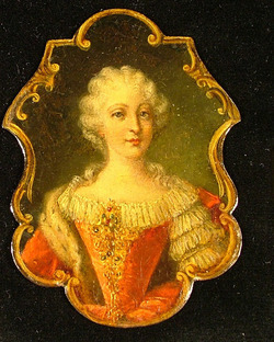 Portrait of Marie Clementina Sobieska (1702-1735), granddaughter to King of Poland