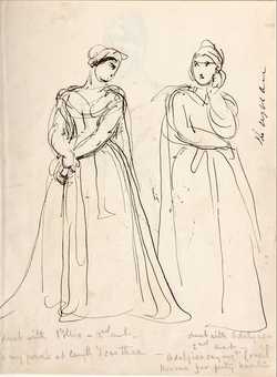 Theatrical Sketches, Duet with Pollio, 2nd Act (Two female leads in discussion)