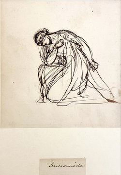 Theatrical Sketches, Semiramide (Heroine bowing)