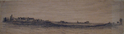 Distant view of a village