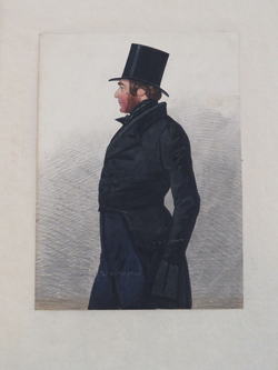 Recto: Portrait of Hugh Massey
Verso: Portrait of Hugh Massey, profile study of his head