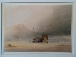 Fishing Boats in a Cove