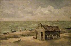 A Fisherman's Hut by the Sea