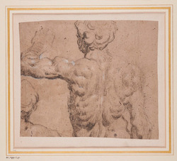 Studies from a sculptural model of a nude male figure