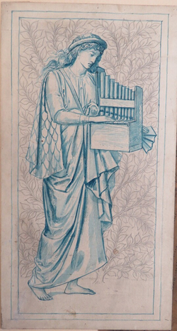 Design for a 'Minstrel Tile'
