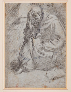 Seated Monk in meditation