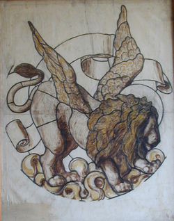 Cartoon of St Mark the Evangelist
