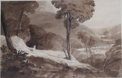 Pastoral Landscape with a Reclining Figure