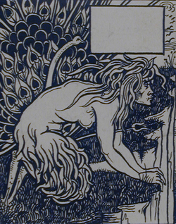 Crouching Faun, for Malory's 'Morte d'Arthur'