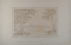 Distant View of St Paul's and Blackfriars Bridge