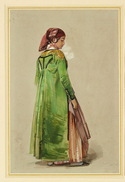 Study of a Girl in Neapolitan Native Dress