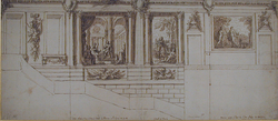 Design for the Decoration of a Staircase (Unidentified)