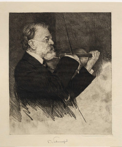 Portrait of Joseph Joachim