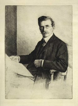 Portrait of Dr Josef Meder