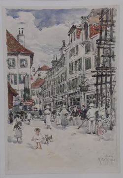 Street Scene, Vevey