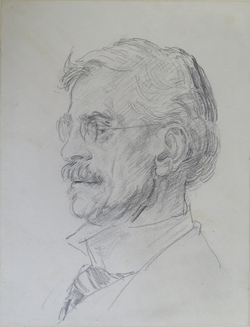 Portrait of Professor Frederick Brown