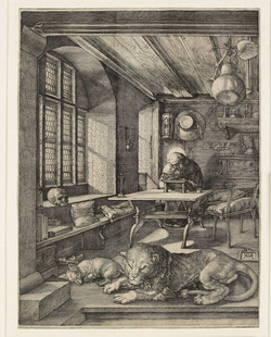 St Jerome in his study | St Jerome in his study (descriptive)