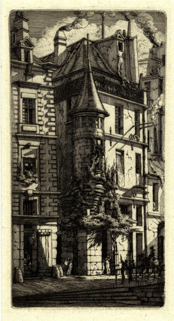 Tourelle, Rue de la Tixéranderie
