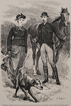 Flinging Himself from His Horse, He Took the Bridle in His Hand and Turned Towards Home