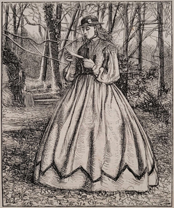 Scene Of a Woman Reading a Letter