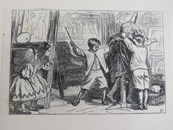 Mr. VANDYKE BROWN, having left the Dress on the Lay Figure carefully arranged, goes out for his usual Exercise, and this is howAdvantage of his Absence
