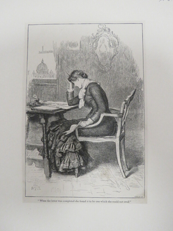 'When the letter was completed she found it to be one which she could not send.'