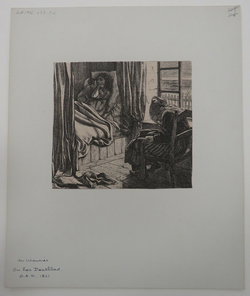 Scene from 'On her Deathbed'