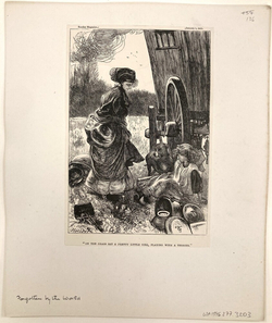 'ON THE GRASS SAT A PRETTY LITTLE GIRL, PLAYING WITH A TERRIER.'
