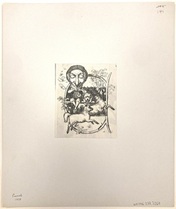 Sketch for initial letter ' A '