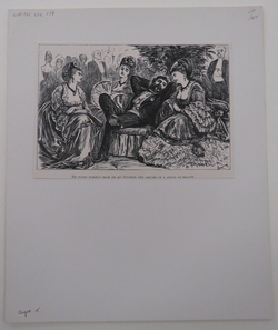 He flung himself back on an Ottoman, the Centre of a Group of Beauty