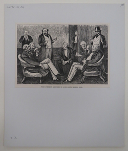Then everybody adjourned to a Snug little smoking Room