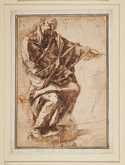 Seated figure