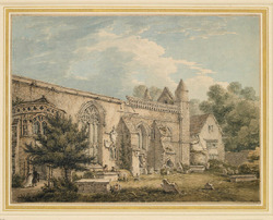 The Nave and east end of St Peter's in the East, Oxford