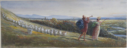 Shepherd and Shepherdess with their Fold