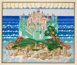 Design for the Décor of 'The Tale of Tsar Saltan'