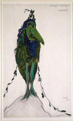 Costume of 'La Divinité Mineure' for 'Narcisse'