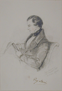 Portrait of Eugène Louis Lami