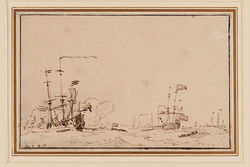 Ships lying-by in a Breeze for a Council-of-War