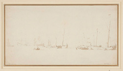 Dutch Craft lying at Anchor