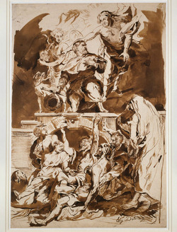 St Roch interceding for the plague-stricken